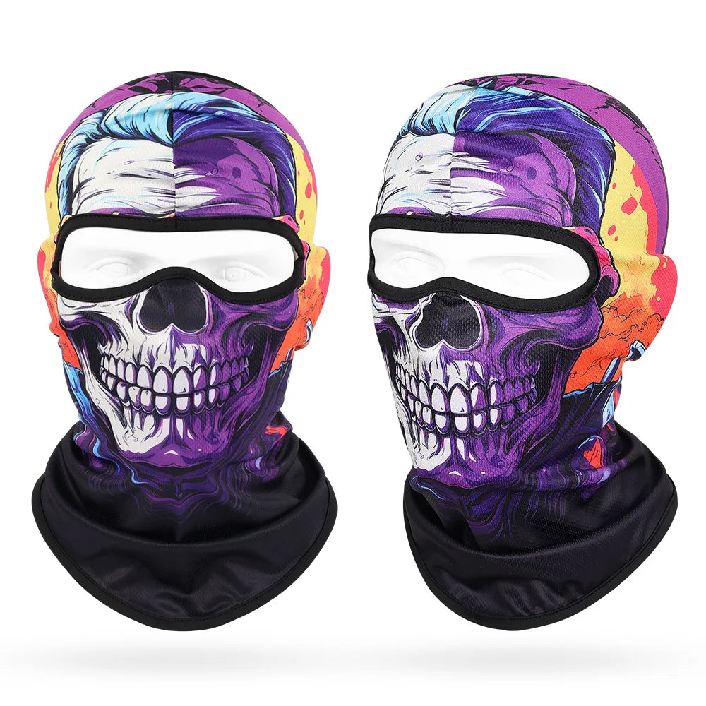 Multifunctional Outdoor Men Balaclava Skull Masks