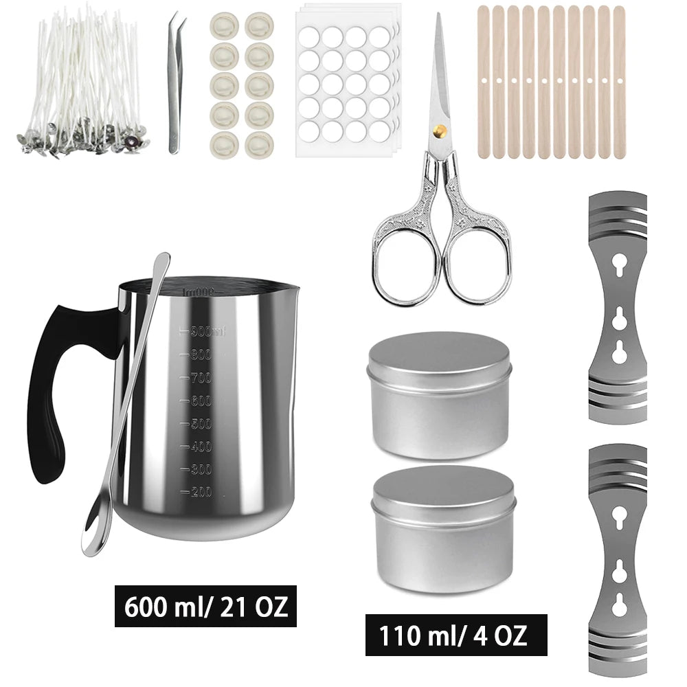 Gemos Candle Making Kit with 500W Electronic Stove