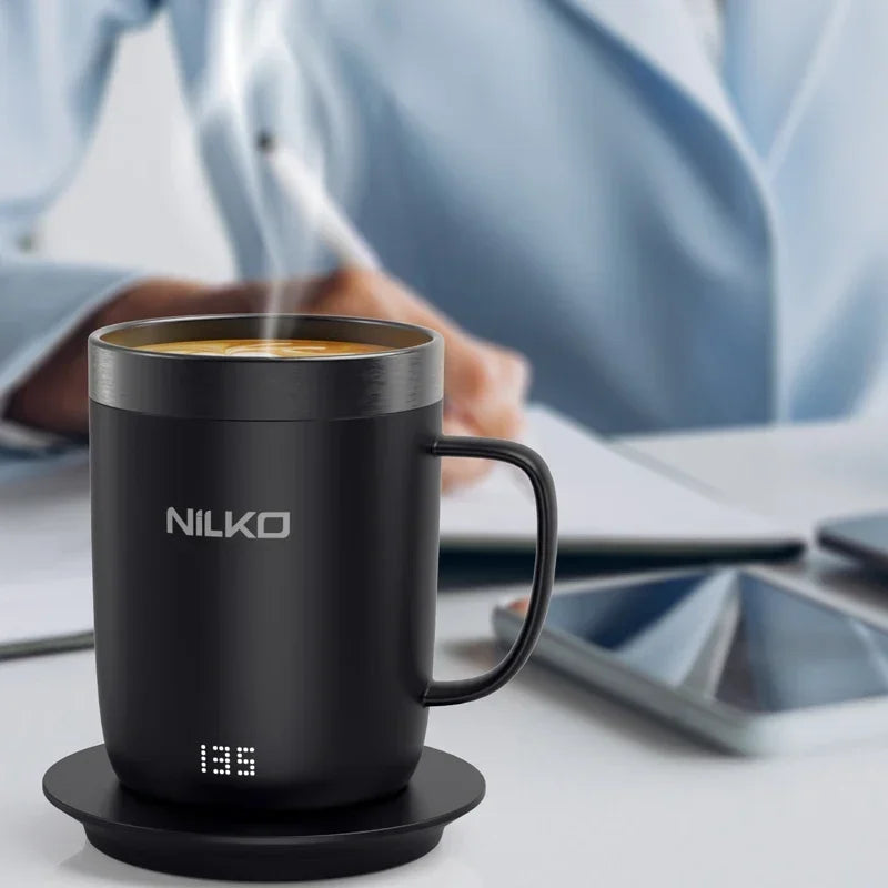 Smart mug warmer wireless heated coffee cup for office