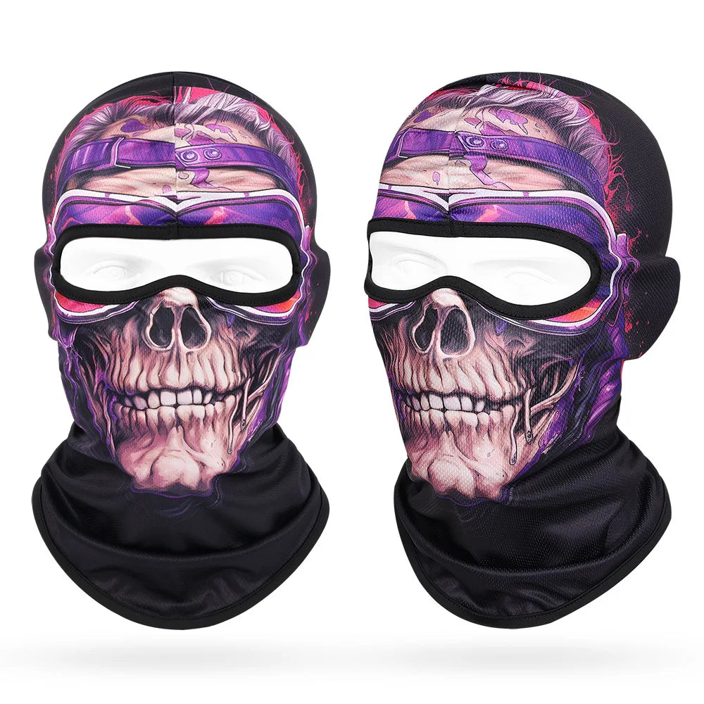 Multifunctional Outdoor Men Balaclava Skull Masks