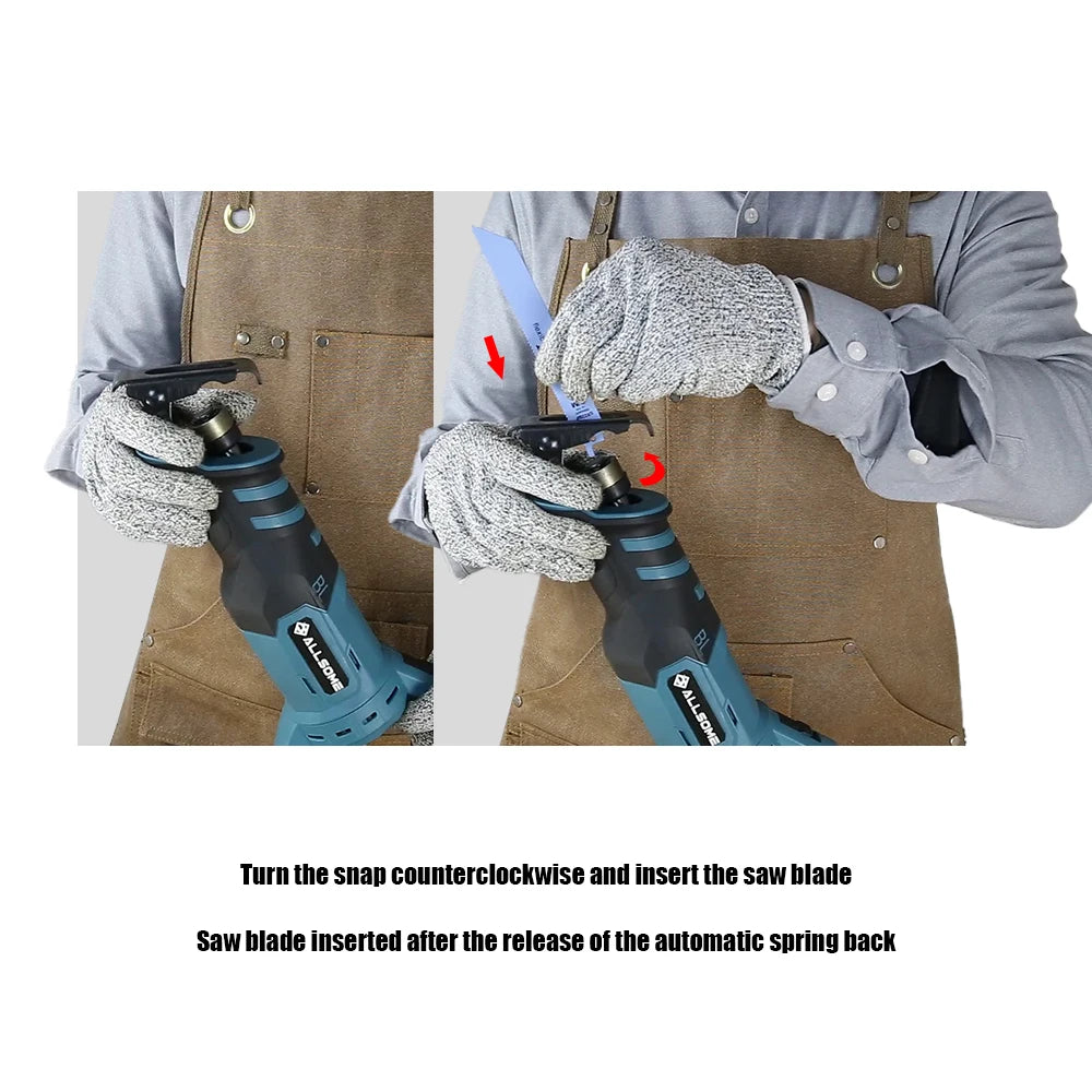 Allsome Reciprocating Saw Wood And Metal Cutting Machine Electric Saw