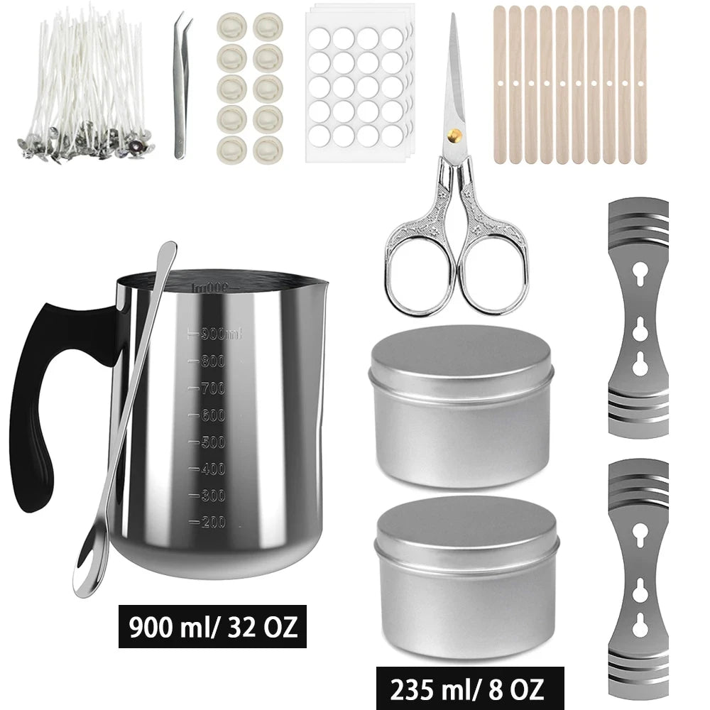 Gemos Candle Making Kit with 500W Electronic Stove