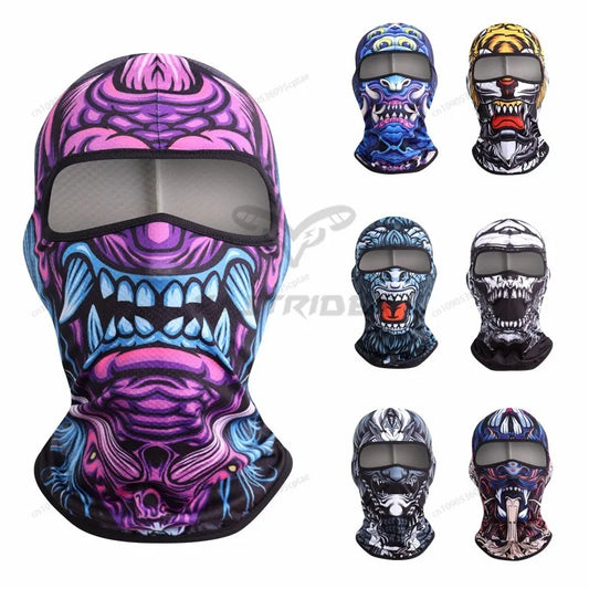 Tactical Balaclava Skull Full Face Cover Hat Motorcycle Mask