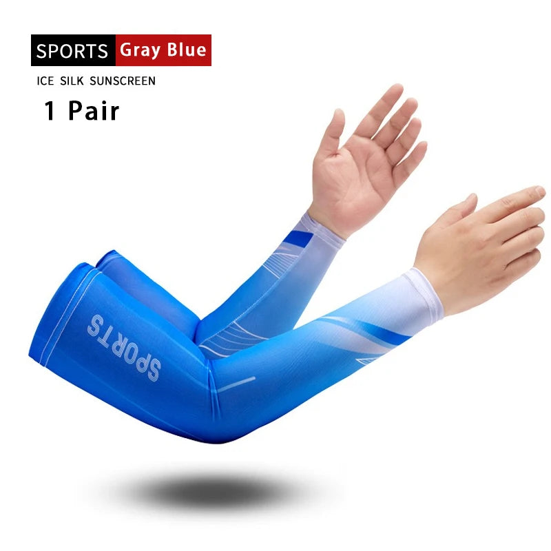 1 pair Cool Cycling Sport Cooling Arm Sleeves