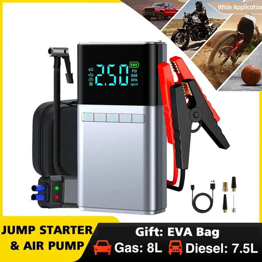 New Car Jump Starter Air Pump Power Bank