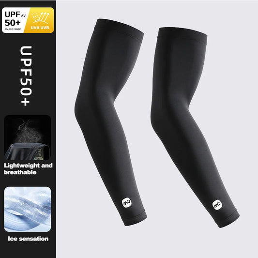 Outdoor Sports Cycling Arm Sleeves with Ice Cooling Technology for UV Protection