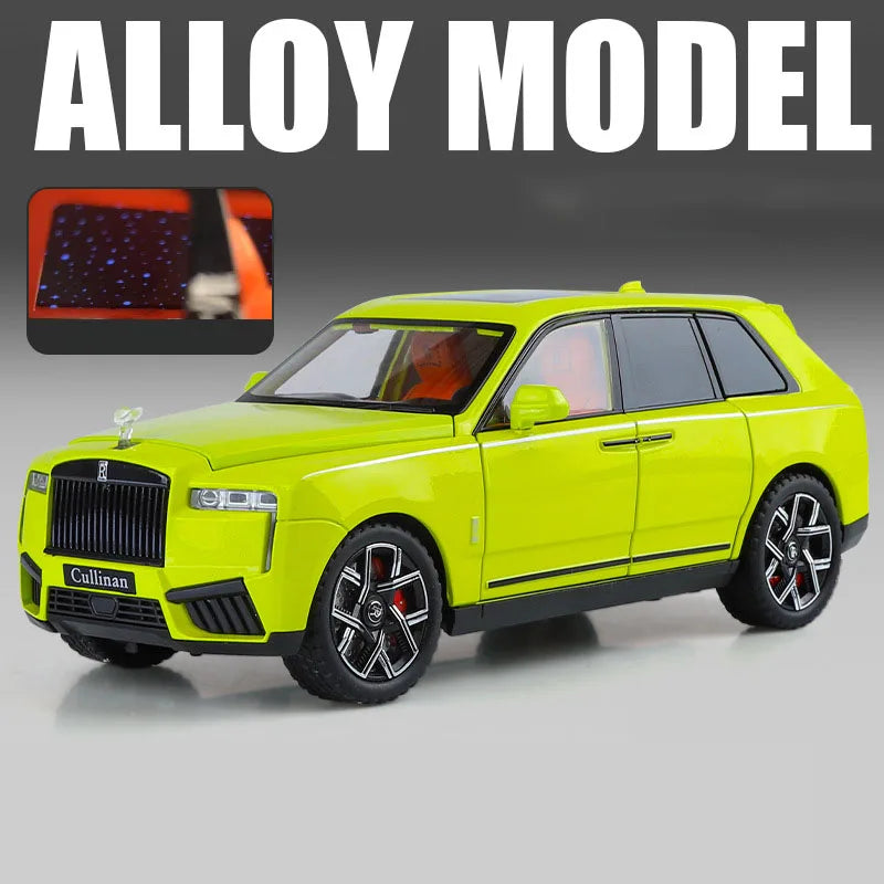 1/24 2025 Rolls Royce SUV Cullinan Alloy Luxury Car Model