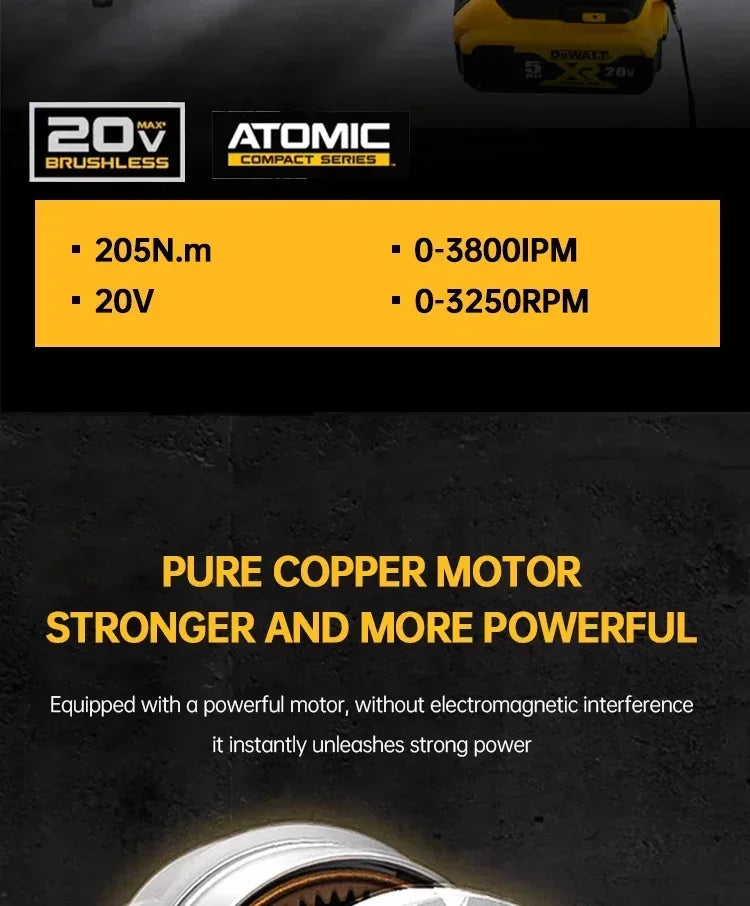 Dewalt DCF880 205N.m Cordless Impact Wrench