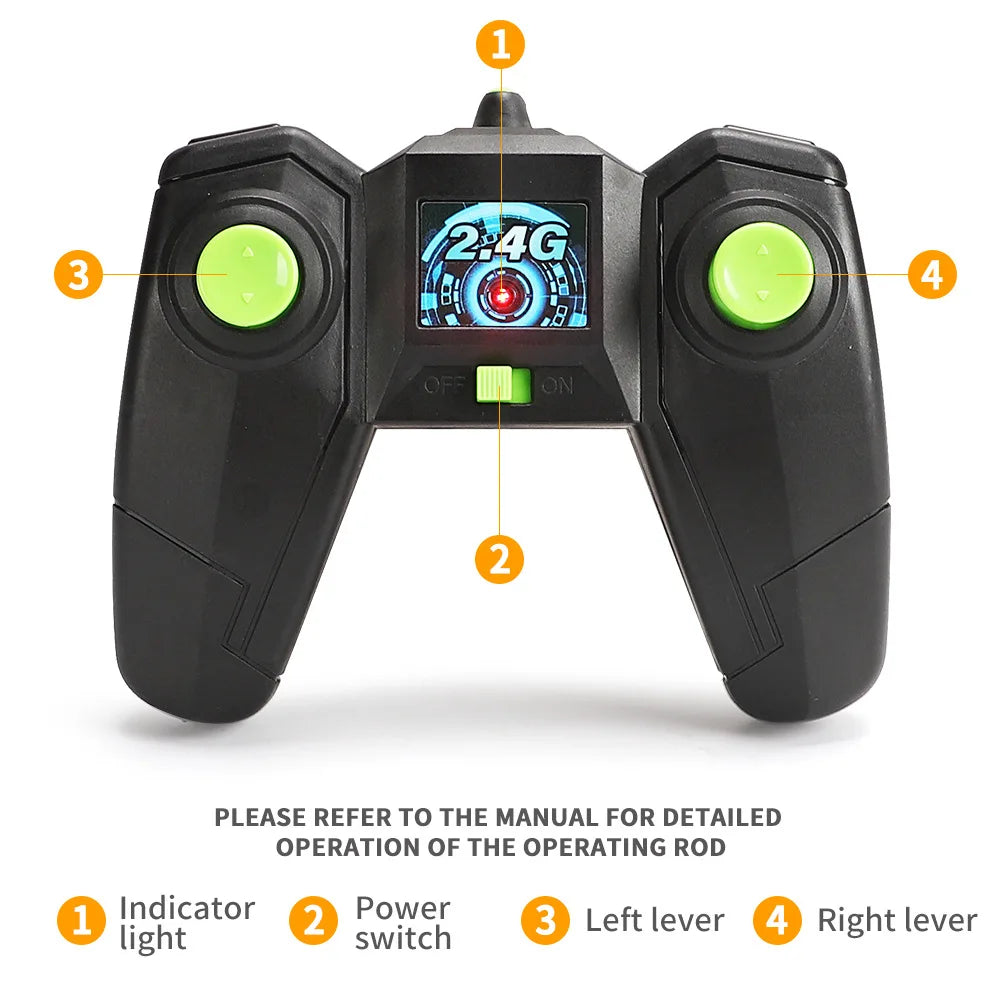 RC Stunt Car Children Double Sided Flip Remote Control 360 Rotation