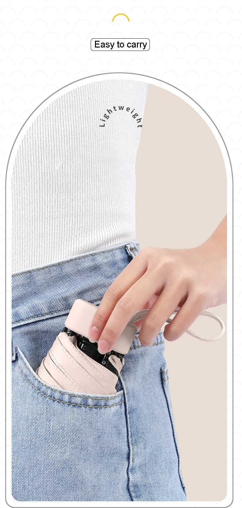 Mini Compact Pocket Umbrella