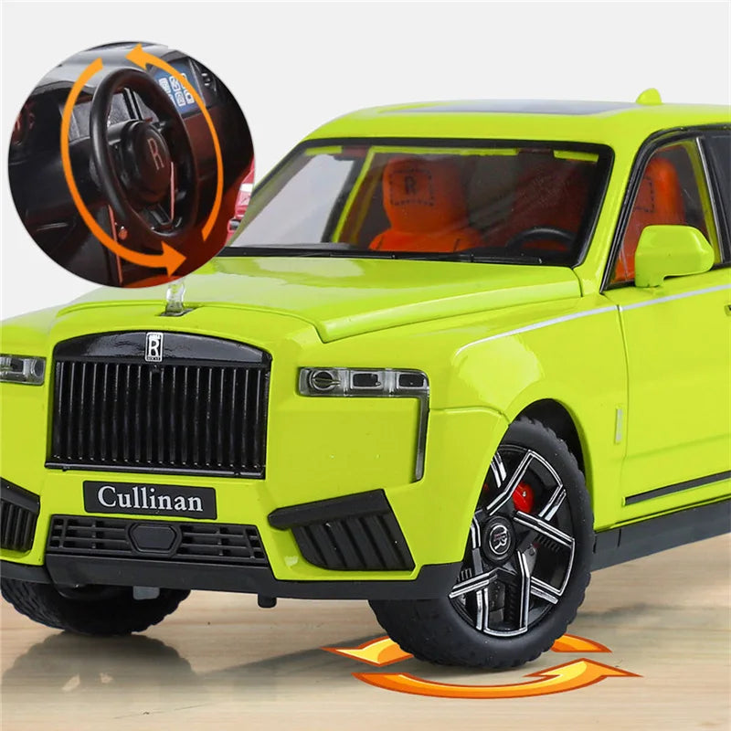 1/24 2025 Rolls Royce SUV Cullinan Alloy Luxury Car Model