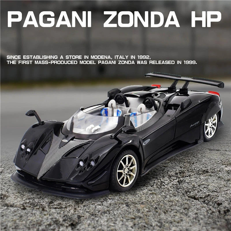 1:24 Pagani Zonda HP Barchetta Supercar Alloy Car Model