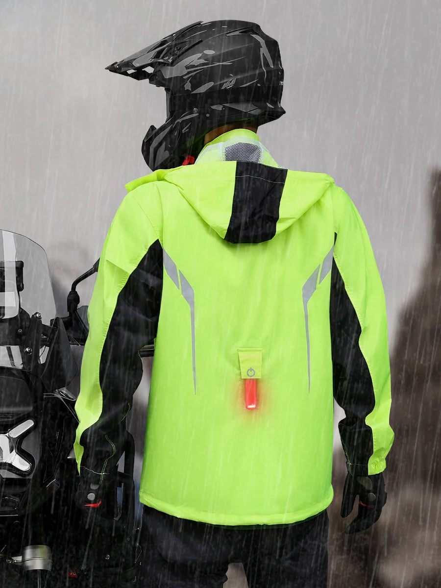 Summer Motorcycle Raincoat Rain Jacket Pants