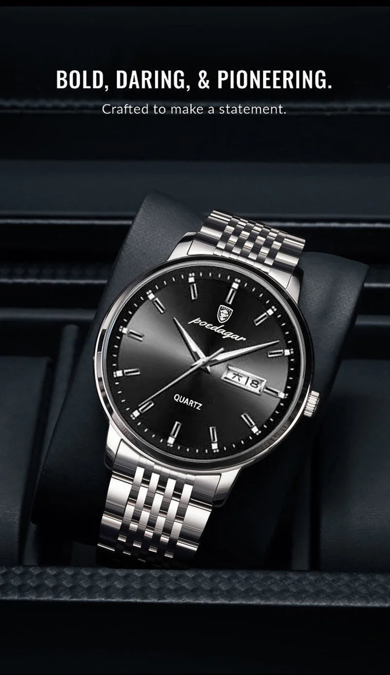 POEDAGAR Luxury Business Men Wristwatches