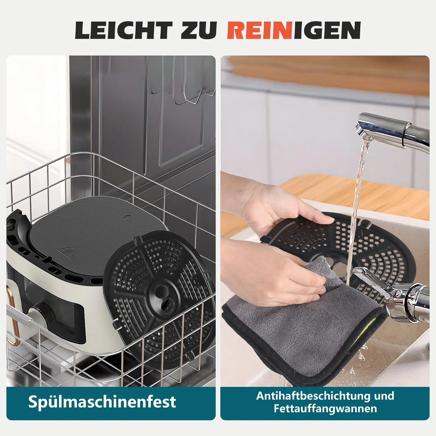 OYAJIA 5L Manual Air Fryer