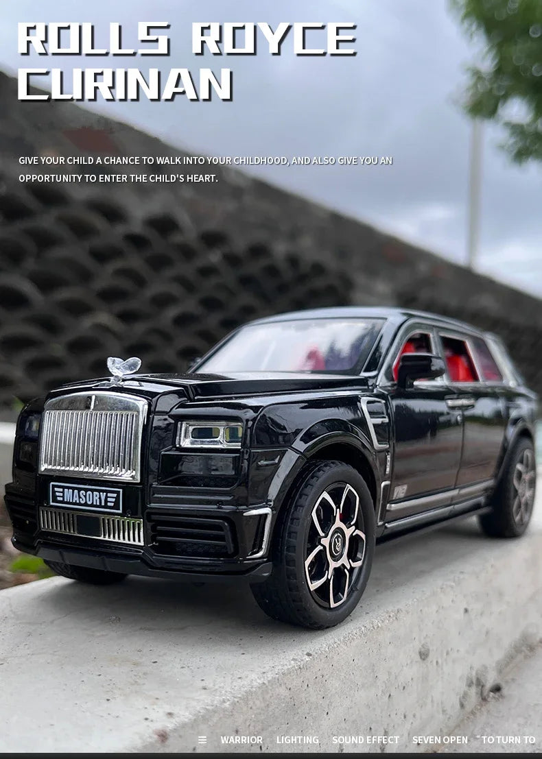 1:24 Rolls Royce Cullinan Masory SUV Alloy Luxy Car Model