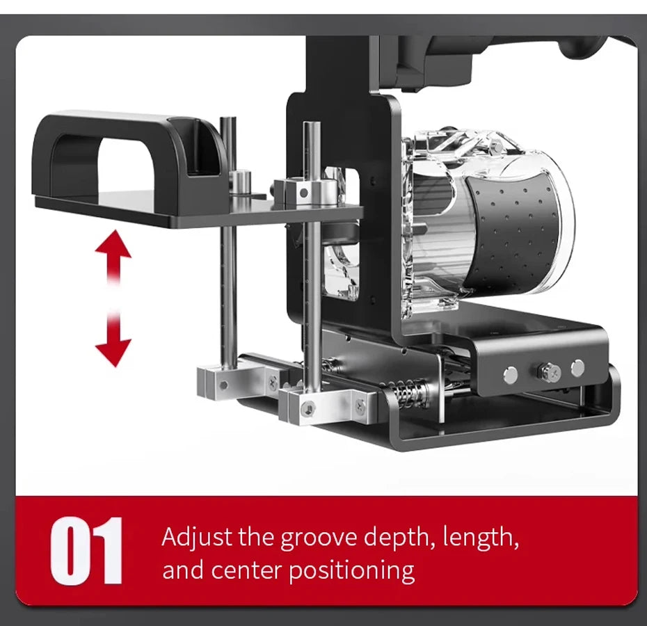 2 in 1 Woodworking Slotting Locator Compact Router