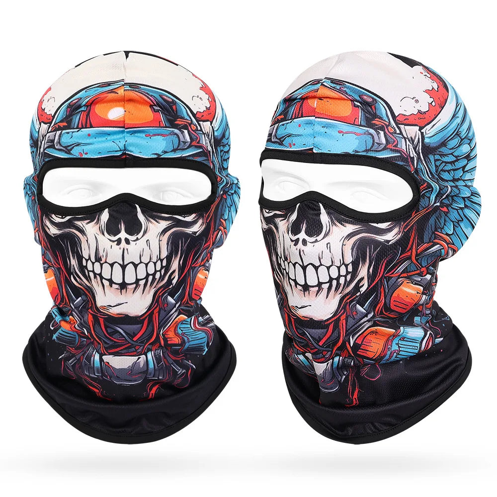 Multifunctional Outdoor Men Balaclava Skull Masks