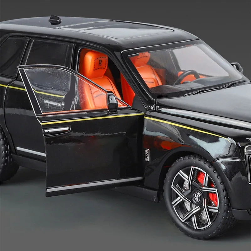 1/24 2025 Rolls Royce SUV Cullinan Alloy Luxury Car Model