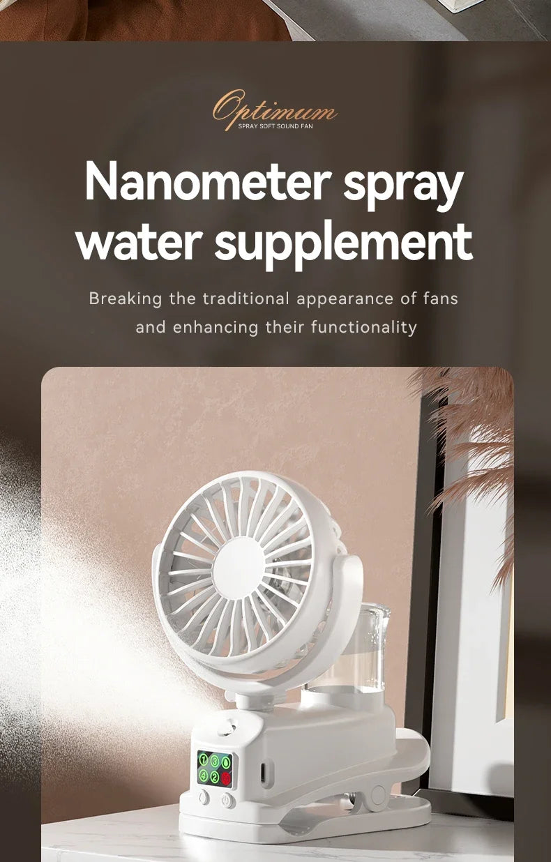 Refrigerating Clip Spray Fan