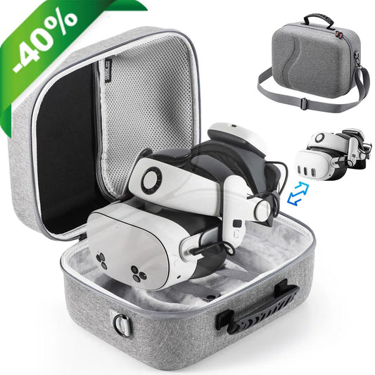 Carrying Case For BOBOVR M3 Pro BOBOVR S3 Pro Meta Quest 3 Kiwi Elite Head Strap