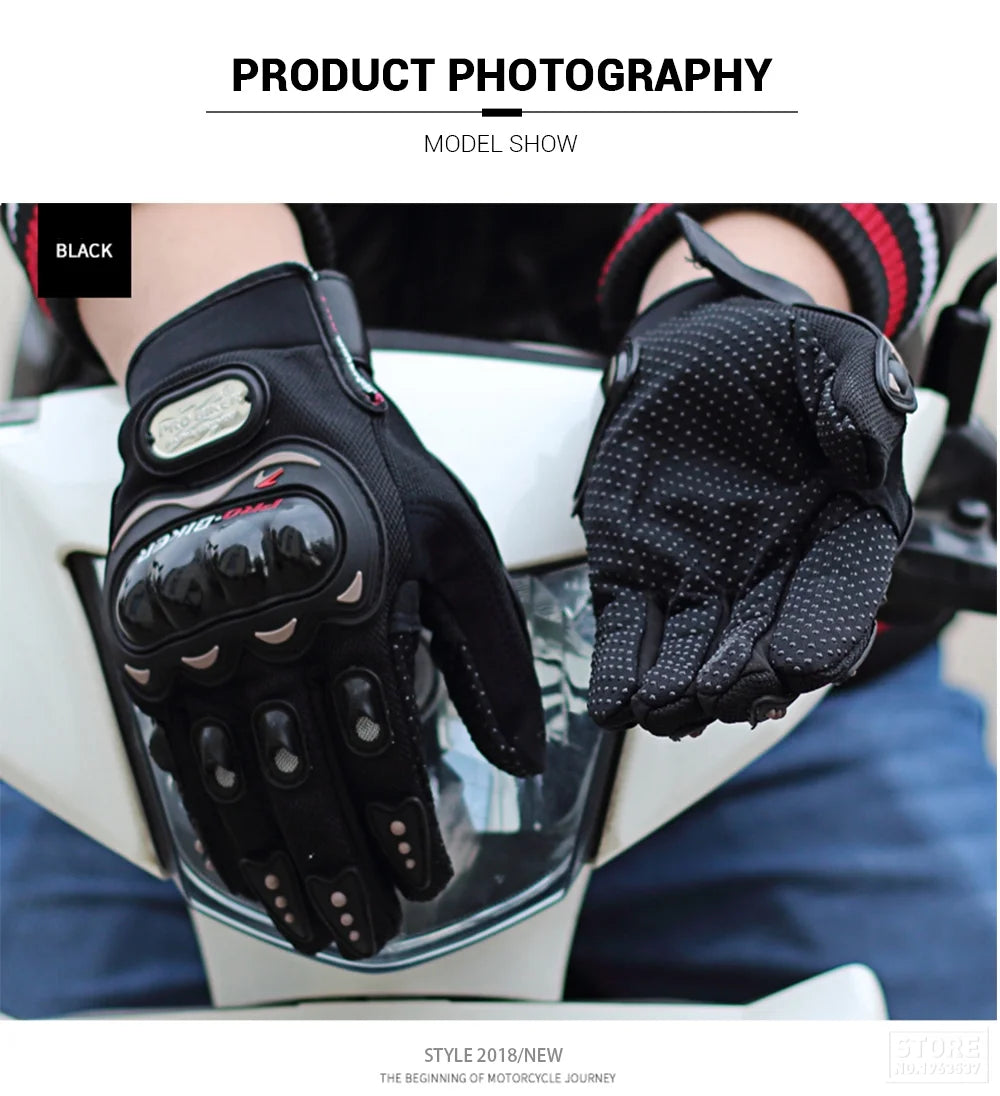 Motorcycle Gloves Windproof Waterproof Guantes Moto Men Motorbike Riding Gloves
