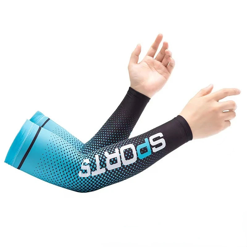 1 pair Cool Cycling Sport Cooling Arm Sleeves