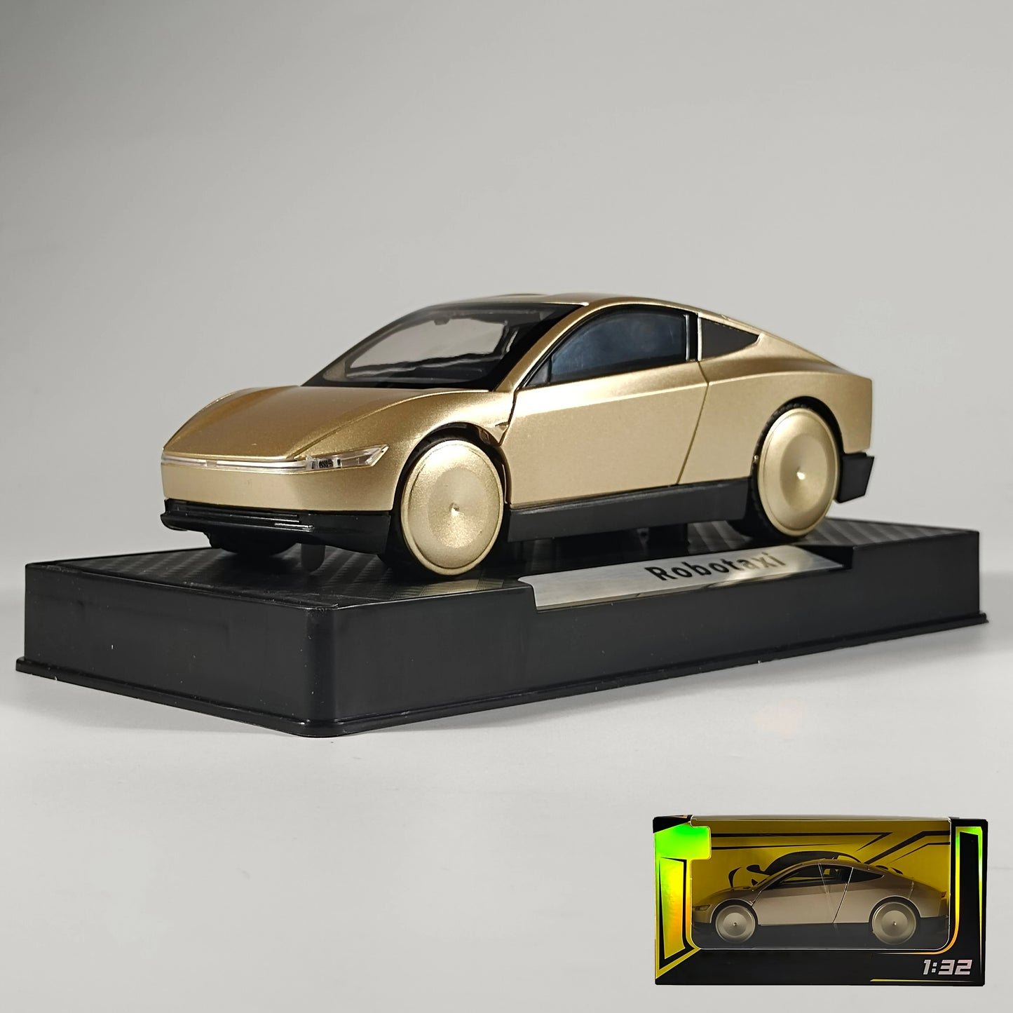 1:32 Cyber Robotaxi Driverless Taxi Alloy Metal Diecast Model