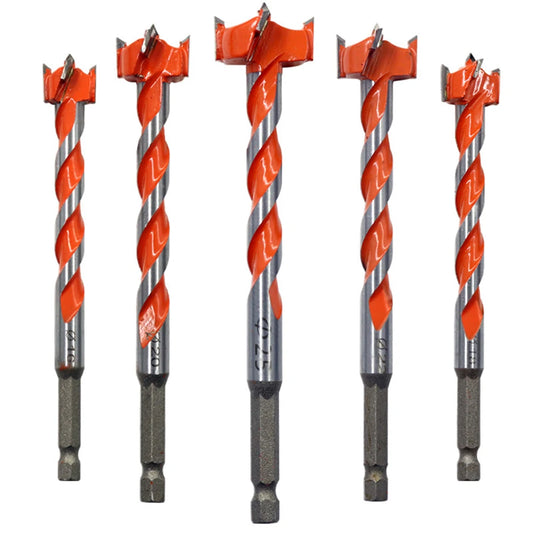 1PC Extended Woodworking Hole Opener Alloy Thread Drill Bit