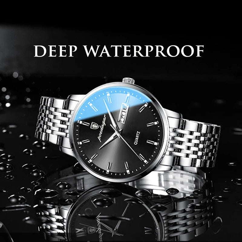POEDAGAR Luxury Business Men Wristwatches