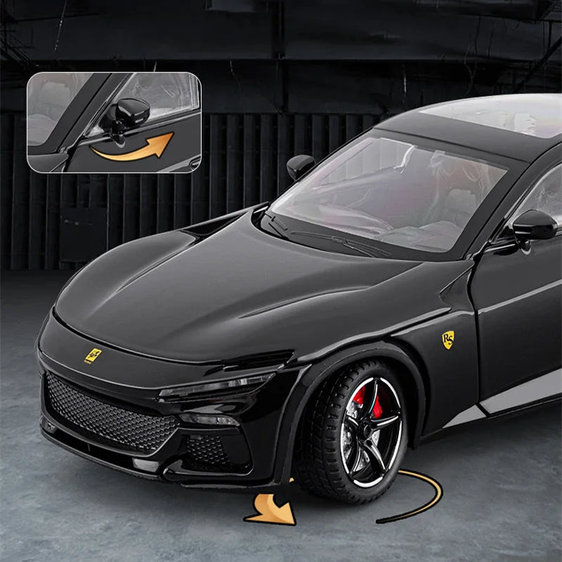 1:24 Purosangues FUV SUV Alloy Sports Car Model