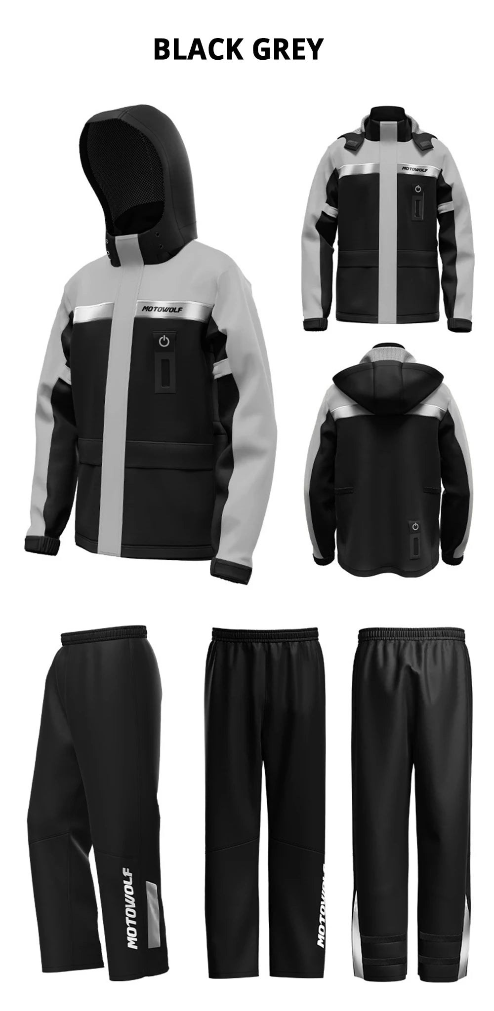Summer Motorcycle Raincoat Rain Jacket Pants