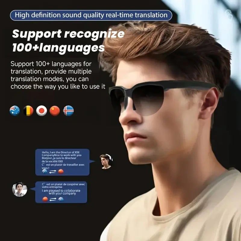 Smartglasses 2025 New AI Translation UV Polarized Lenses