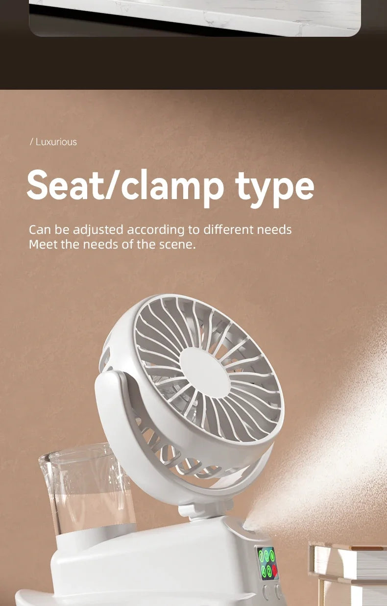 Refrigerating Clip Spray Fan