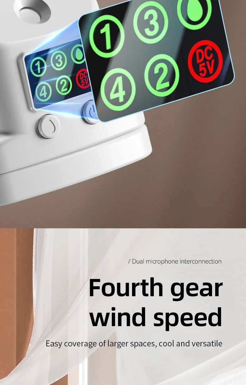 Refrigerating Clip Spray Fan