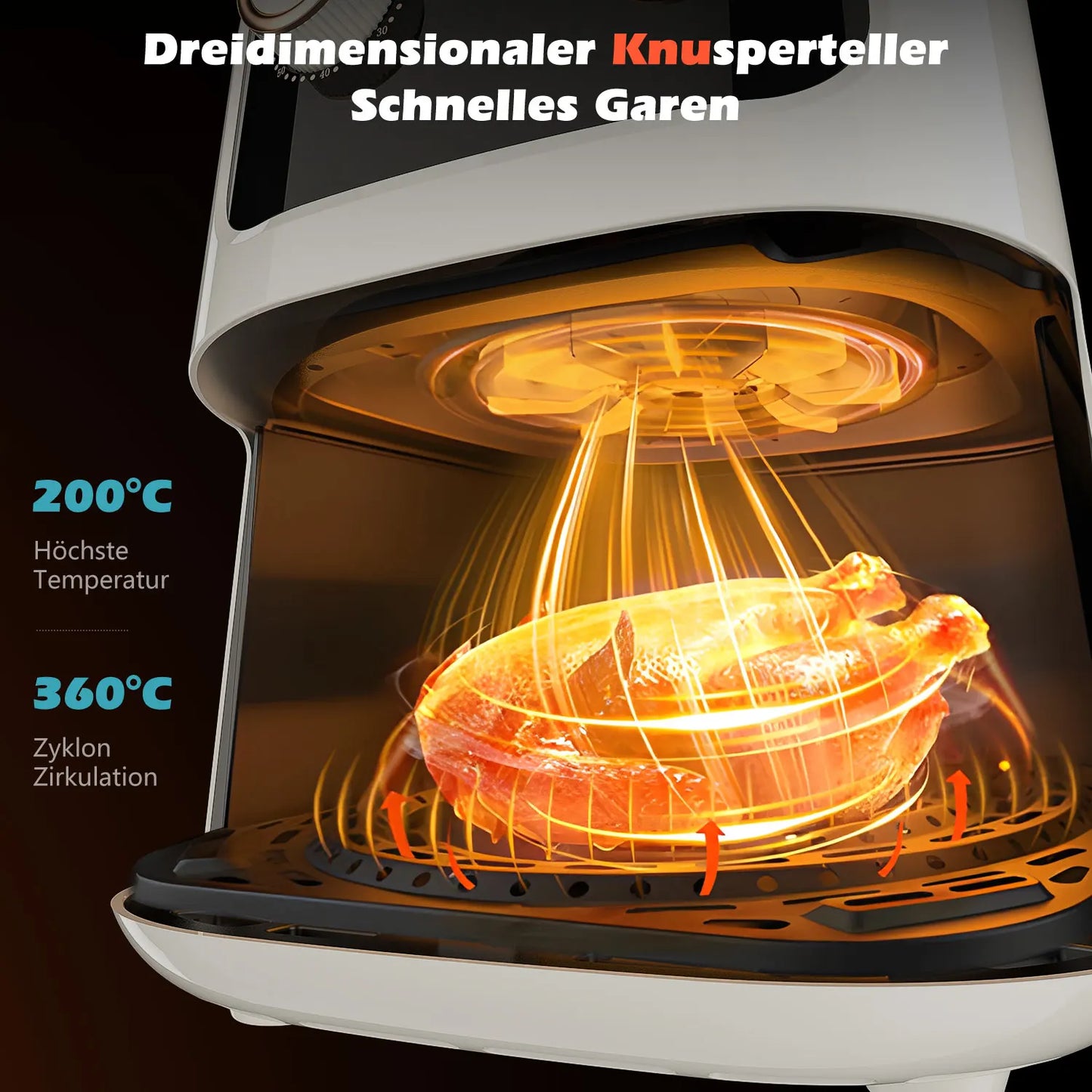 OYAJIA 5L Manual Air Fryer