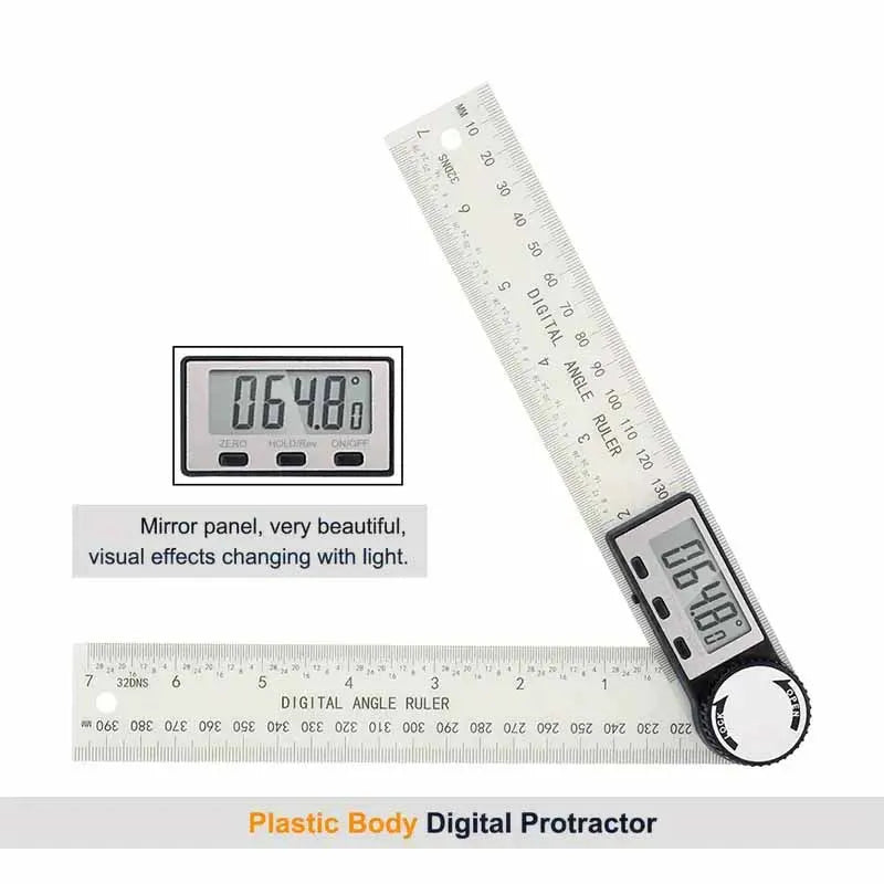 1 PC 2 in 1 Digital Angle Detector Scale