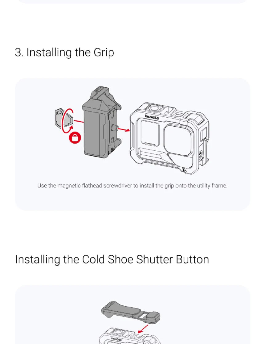 Insta360 Ace Pro 2 / Insta360 Ace Pro Xplorer Grip Kit Camera
