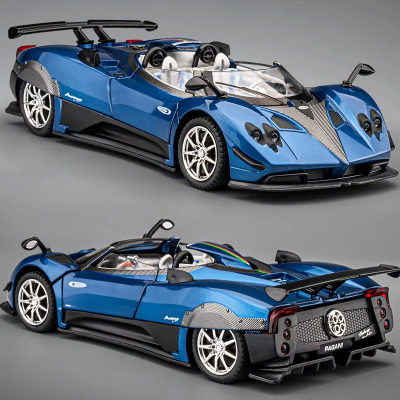 1:24 Pagani Zonda HP Barchetta Supercar Alloy Car Model