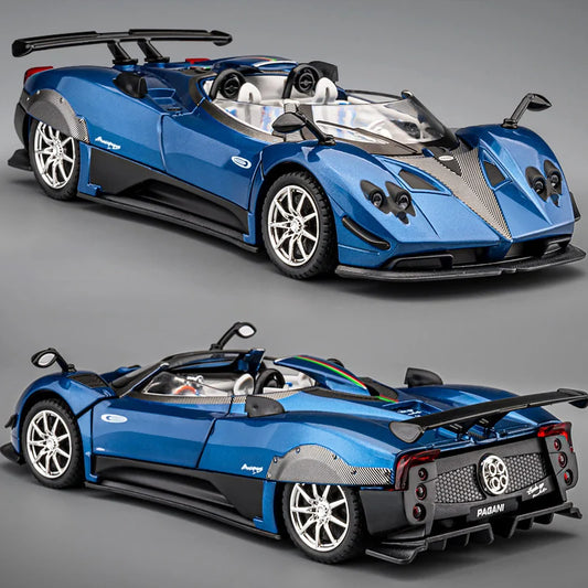1:24 Pagani Zonda HP Barchetta Supercar Alloy Car Model