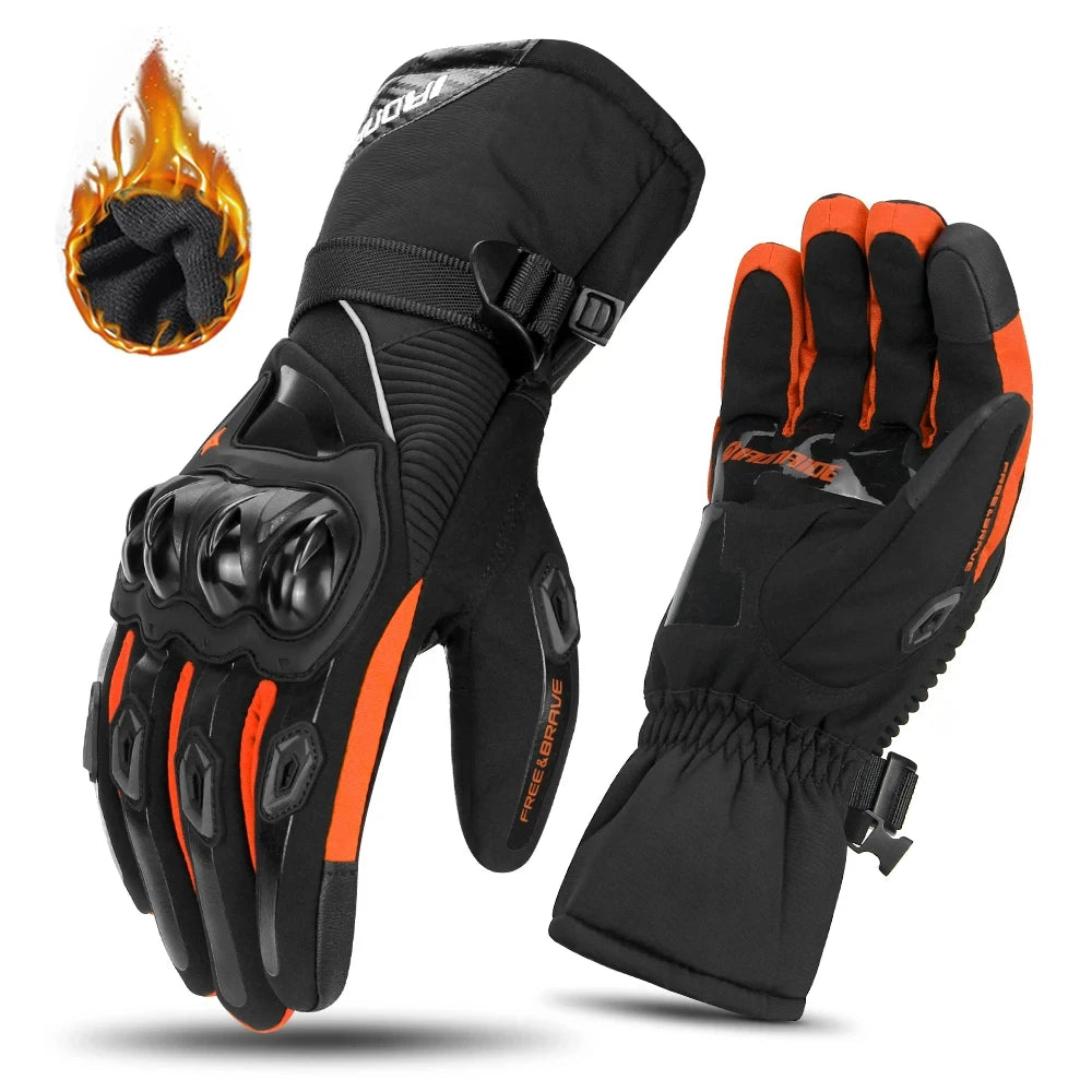 Motorcycle Gloves Windproof Waterproof Guantes Moto Men Motorbike Riding Gloves