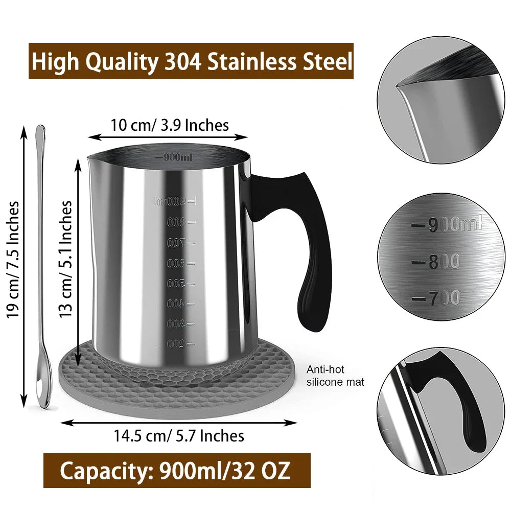 Gemos Candle Making Kit with 500W Electronic Stove