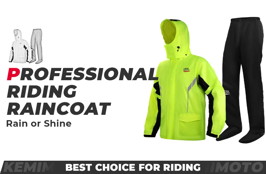 Summer Motorcycle Raincoat Rain Jacket Pants