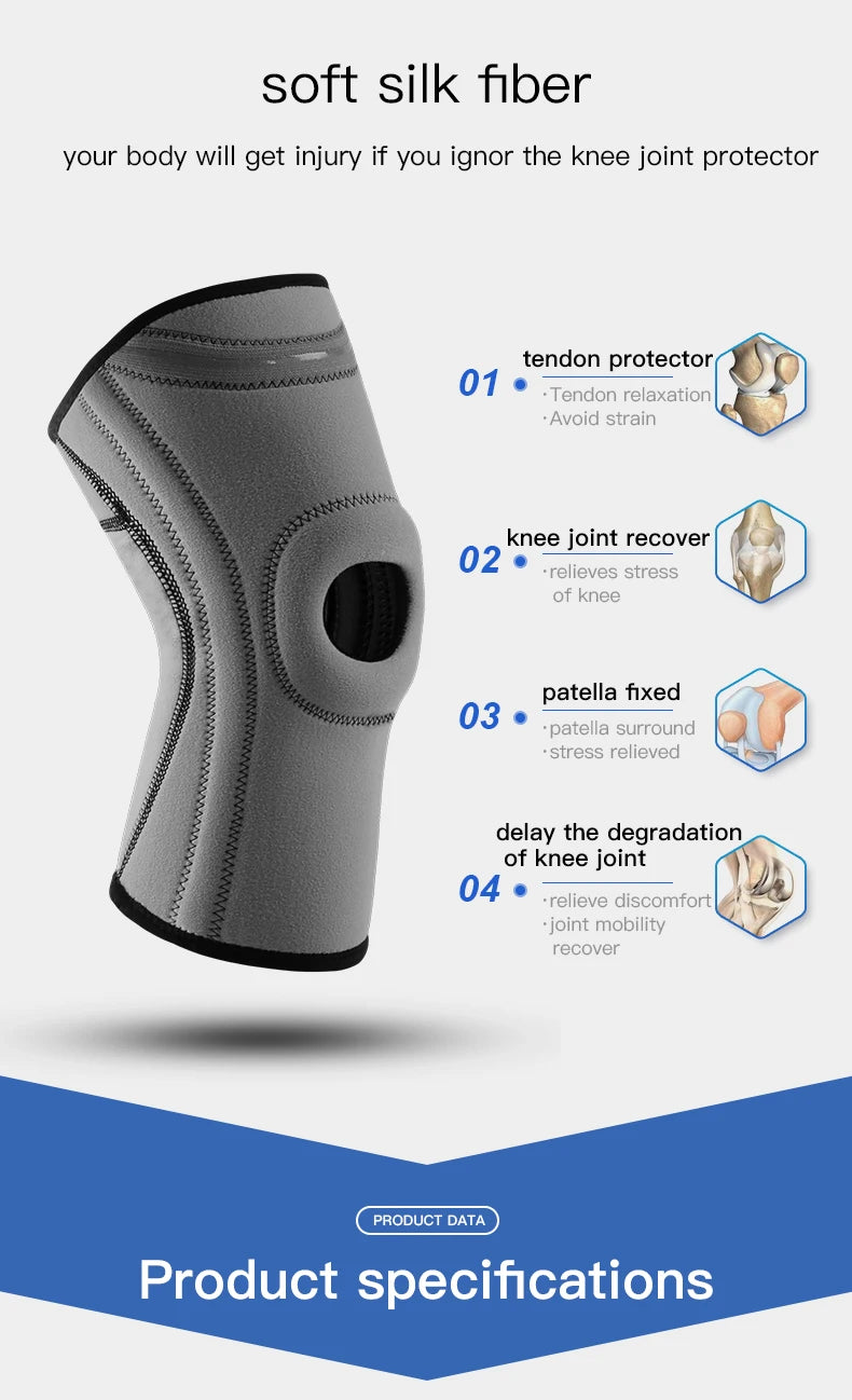 Hollow Sports Knee Brace Support Sleeve