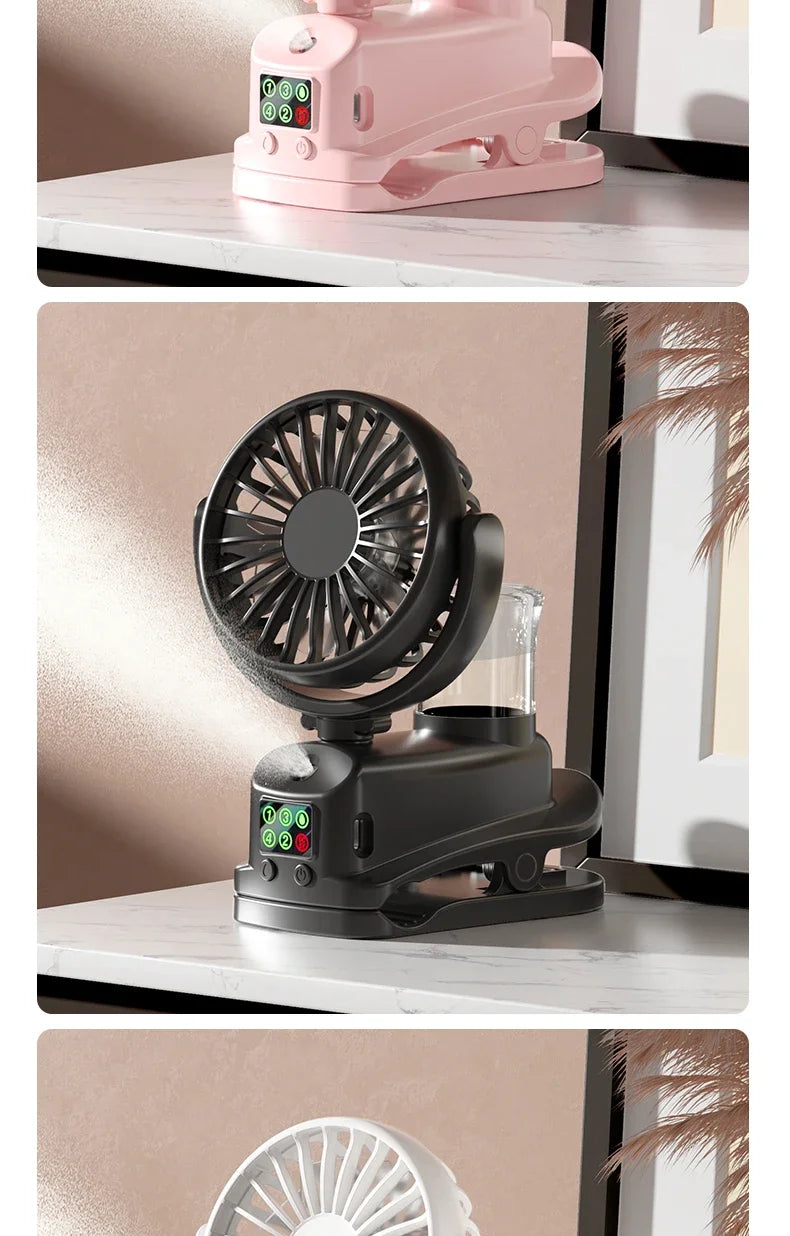 Refrigerating Clip Spray Fan