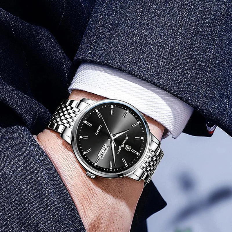POEDAGAR Luxury Business Men Wristwatches