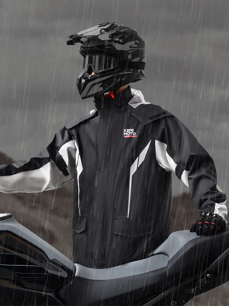 Summer Motorcycle Raincoat Rain Jacket Pants
