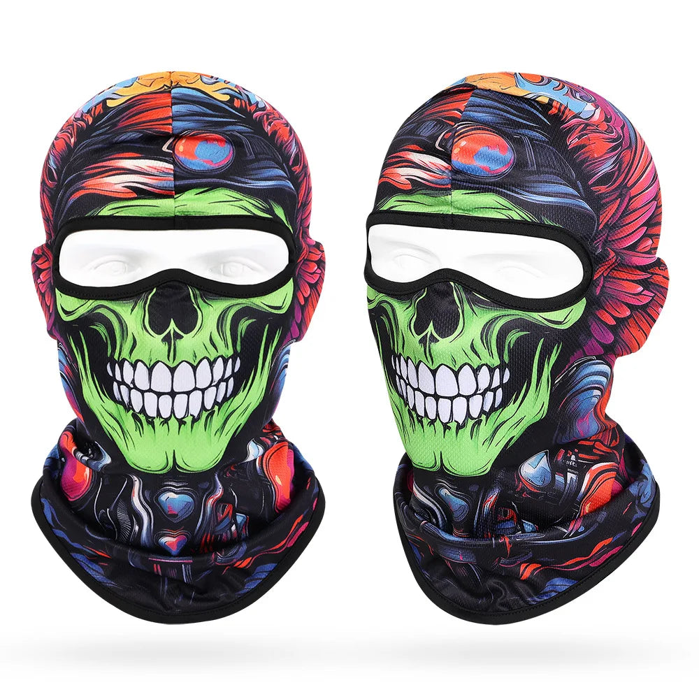 Multifunctional Outdoor Men Balaclava Skull Masks