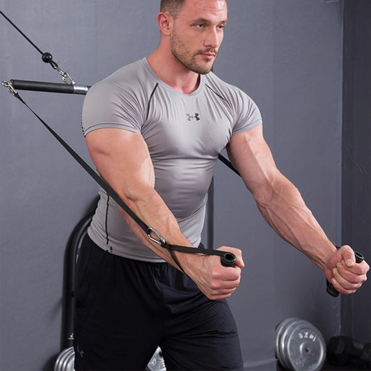 Tricep Rope Straight Bar Cable Machine Lat