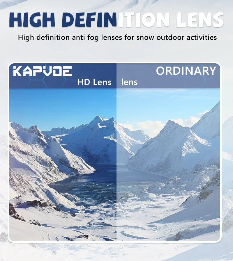 Kapvoe Photochromic Ski Goggles